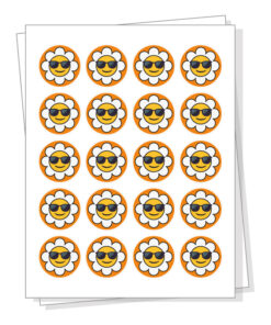 ümmergused kleeised printimine firmalogo